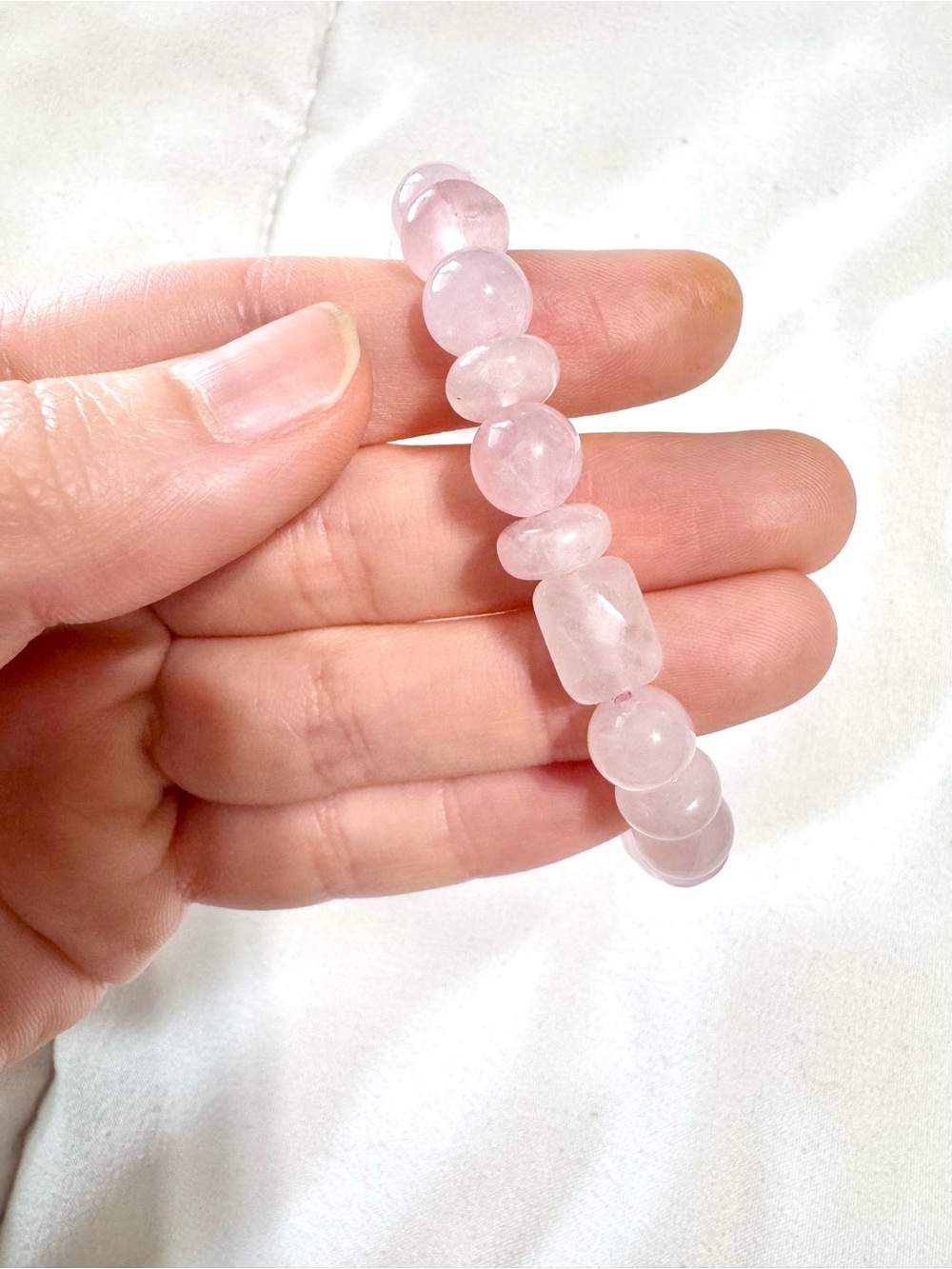 3/$10! Rose Quartz Crystal Bracelet